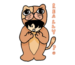 Rew in cosplay sticker #1233925