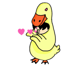 Rew in cosplay sticker #1233928