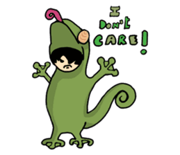 Rew in cosplay sticker #1233940