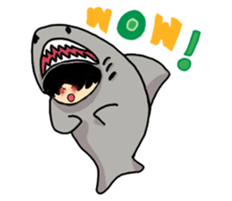 Rew in cosplay sticker #1233954