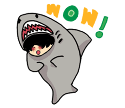 Rew in cosplay sticker #1233954