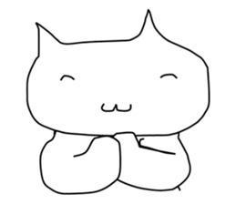 Mumu The White Cat sticker #1234304