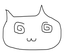 Mumu The White Cat sticker #1234309