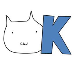 Mumu The White Cat sticker #1234310