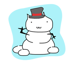 Mumu The White Cat sticker #1234318