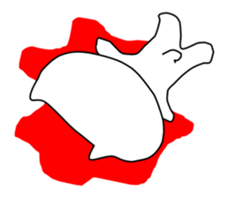 Mumu The White Cat sticker #1234321