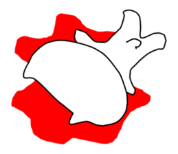 Mumu The White Cat sticker #1234321