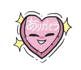 AsB - Kokoro P (Heart Pillow chan) sticker #1234409