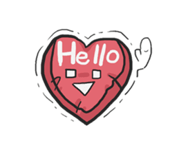 AsB - Kokoro P (Heart Pillow chan) sticker #1234410