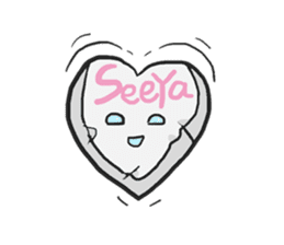 AsB - Kokoro P (Heart Pillow chan) sticker #1234412