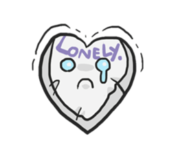 AsB - Kokoro P (Heart Pillow chan) sticker #1234424