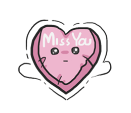 AsB - Kokoro P (Heart Pillow chan) sticker #1234425