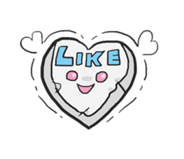 AsB - Kokoro P (Heart Pillow chan) sticker #1234428