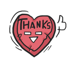 AsB - Kokoro P (Heart Pillow chan) sticker #1234434