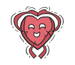 AsB - Kokoro P (Heart Pillow chan) sticker #1234438