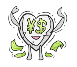 AsB - Kokoro P (Heart Pillow chan) sticker #1234440