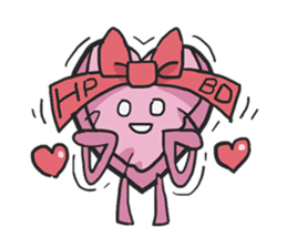 AsB - Kokoro P (Heart Pillow chan) sticker #1234441