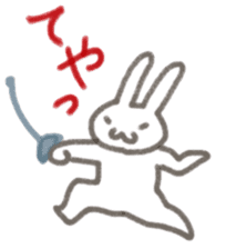 Sportsman rabbit NAOKICHI sticker #1234445