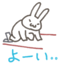 Sportsman rabbit NAOKICHI sticker #1234446