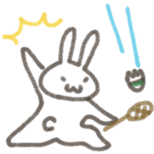 Sportsman rabbit NAOKICHI sticker #1234456