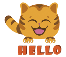 Kitkit, the cute pillow kitten sticker #1234564