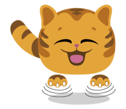 Kitkit, the cute pillow kitten sticker #1234565