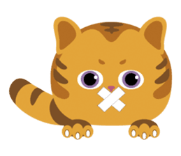 Kitkit, the cute pillow kitten sticker #1234567