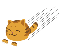 Kitkit, the cute pillow kitten sticker #1234569