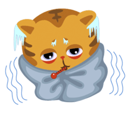 Kitkit, the cute pillow kitten sticker #1234575