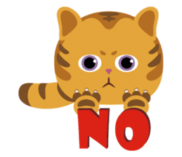 Kitkit, the cute pillow kitten sticker #1234578