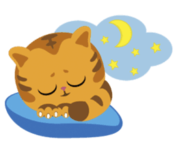 Kitkit, the cute pillow kitten sticker #1234581