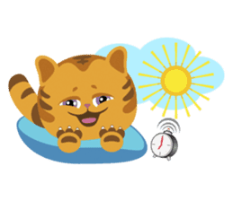 Kitkit, the cute pillow kitten sticker #1234582