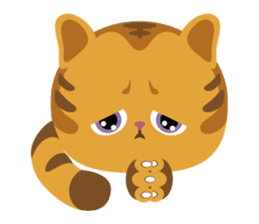 Kitkit, the cute pillow kitten sticker #1234583