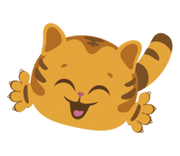 Kitkit, the cute pillow kitten sticker #1234584