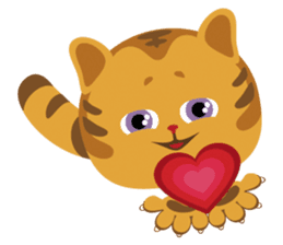 Kitkit, the cute pillow kitten sticker #1234585