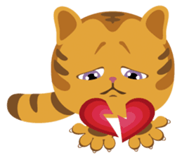 Kitkit, the cute pillow kitten sticker #1234586