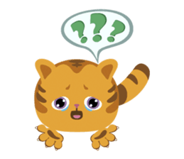 Kitkit, the cute pillow kitten sticker #1234587