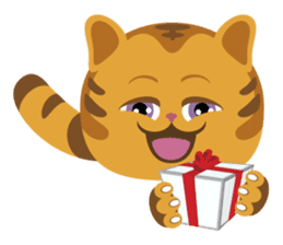 Kitkit, the cute pillow kitten sticker #1234588