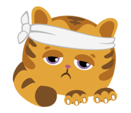 Kitkit, the cute pillow kitten sticker #1234589