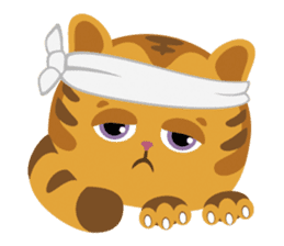 Kitkit, the cute pillow kitten sticker #1234589