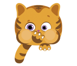 Kitkit, the cute pillow kitten sticker #1234591