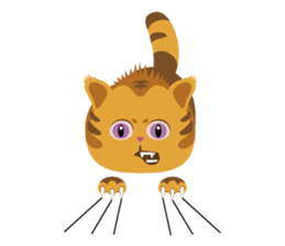 Kitkit, the cute pillow kitten sticker #1234593