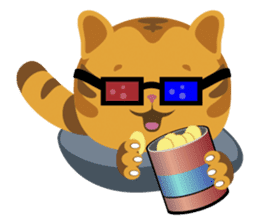 Kitkit, the cute pillow kitten sticker #1234595