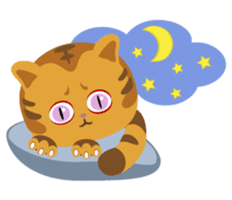 Kitkit, the cute pillow kitten sticker #1234596