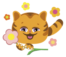 Kitkit, the cute pillow kitten sticker #1234598