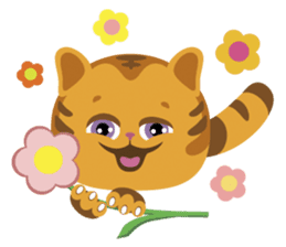 Kitkit, the cute pillow kitten sticker #1234598