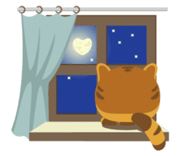 Kitkit, the cute pillow kitten sticker #1234600