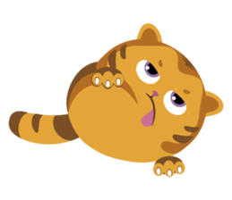 Kitkit, the cute pillow kitten sticker #1234601