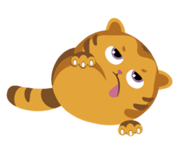 Kitkit, the cute pillow kitten sticker #1234601