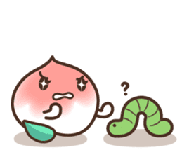 Peri, the sweet cute little peach fruit sticker #1234727